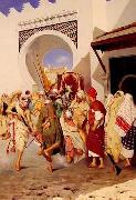 unknow artist Arab or Arabic people and life. Orientalism oil paintings  536 oil on canvas